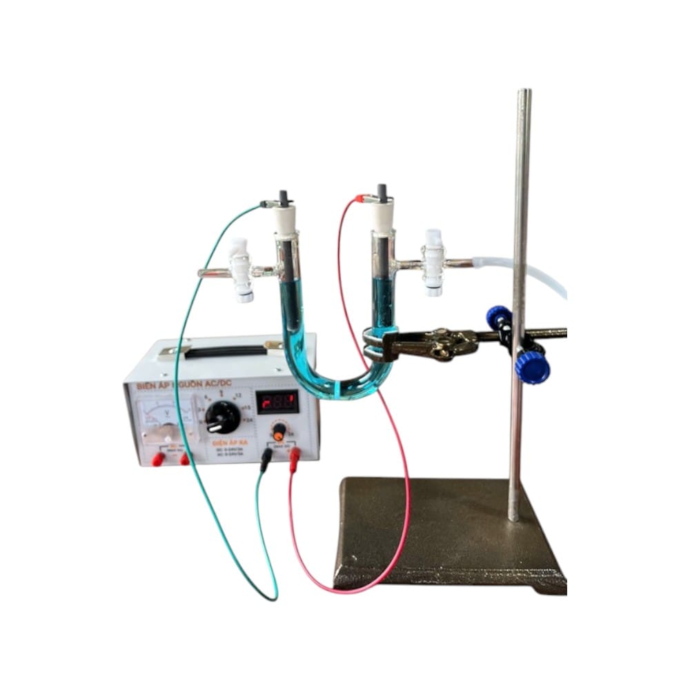 Bộ Điện Phân Dung Dịch/ Thí Nghiệm Điện Phân Dung Dịch Cuso4/ Nacl 8 Bộ Điện Phân Dung Dịch