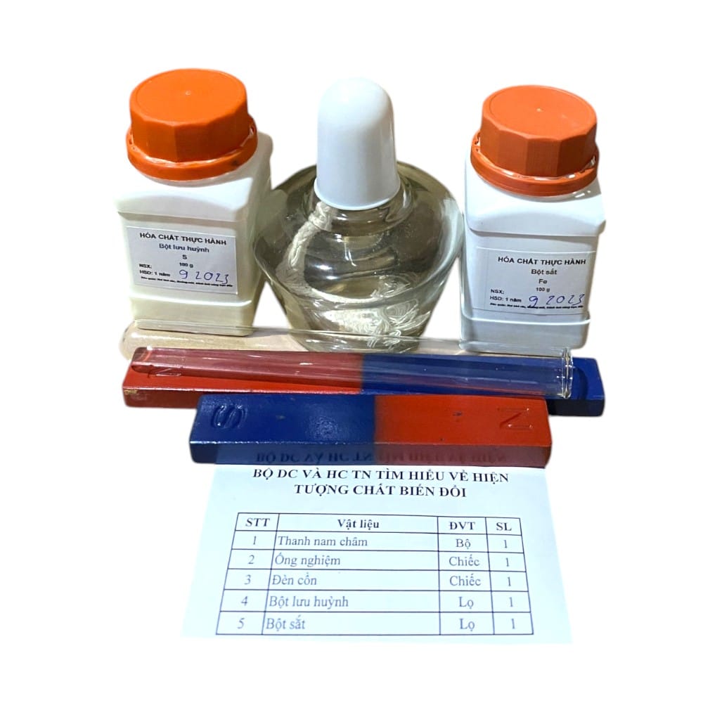 Bộ Dụng Cụ Và Hóa Chất Thí Nghiệm Tìm Hiểu Về Hiện Tượng Chất Biến Đổi 8 Bộ Dụng Cụ Và Hóa Chất Thí Nghiệm Tìm Hiểu Về Hiện Tượng Chất Biến Đổi