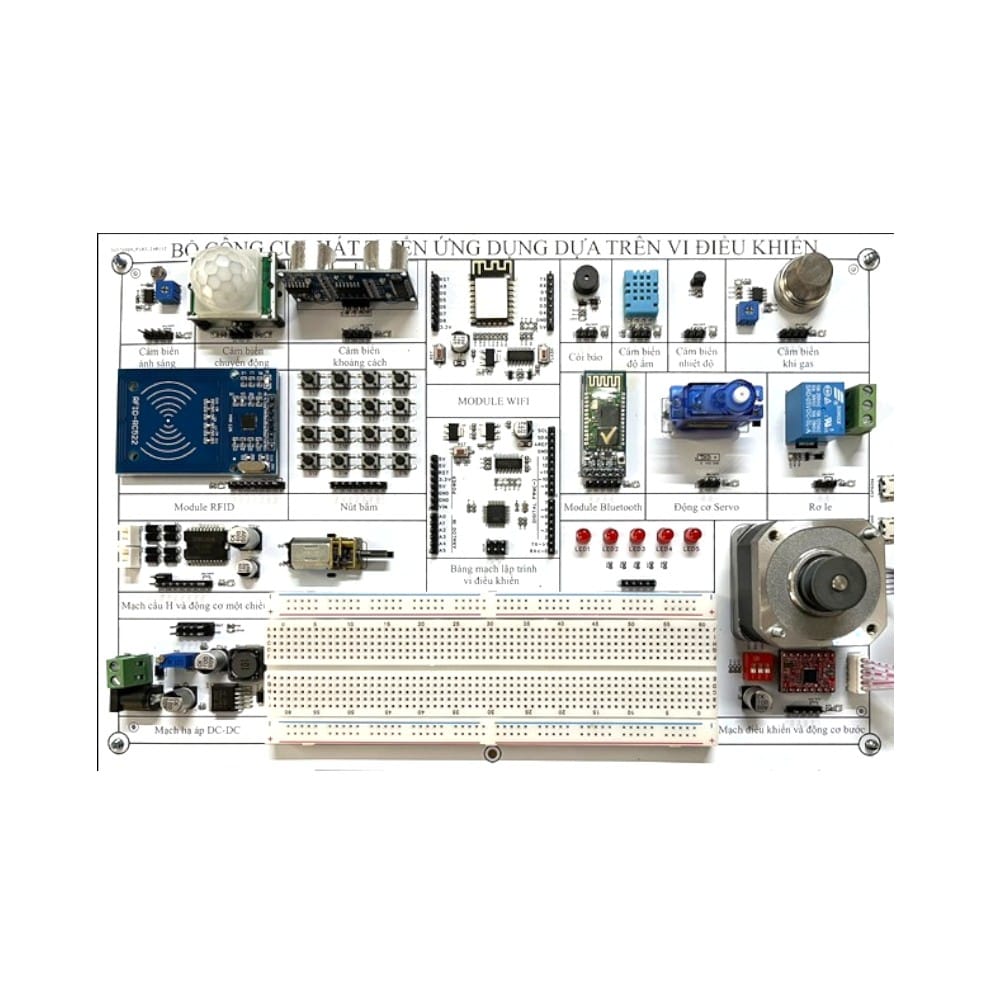 Bộ Kít Vi Điều Khiển Thông Dụng 6 Bộ Kít Vi Điều Khiển Thông Dụng