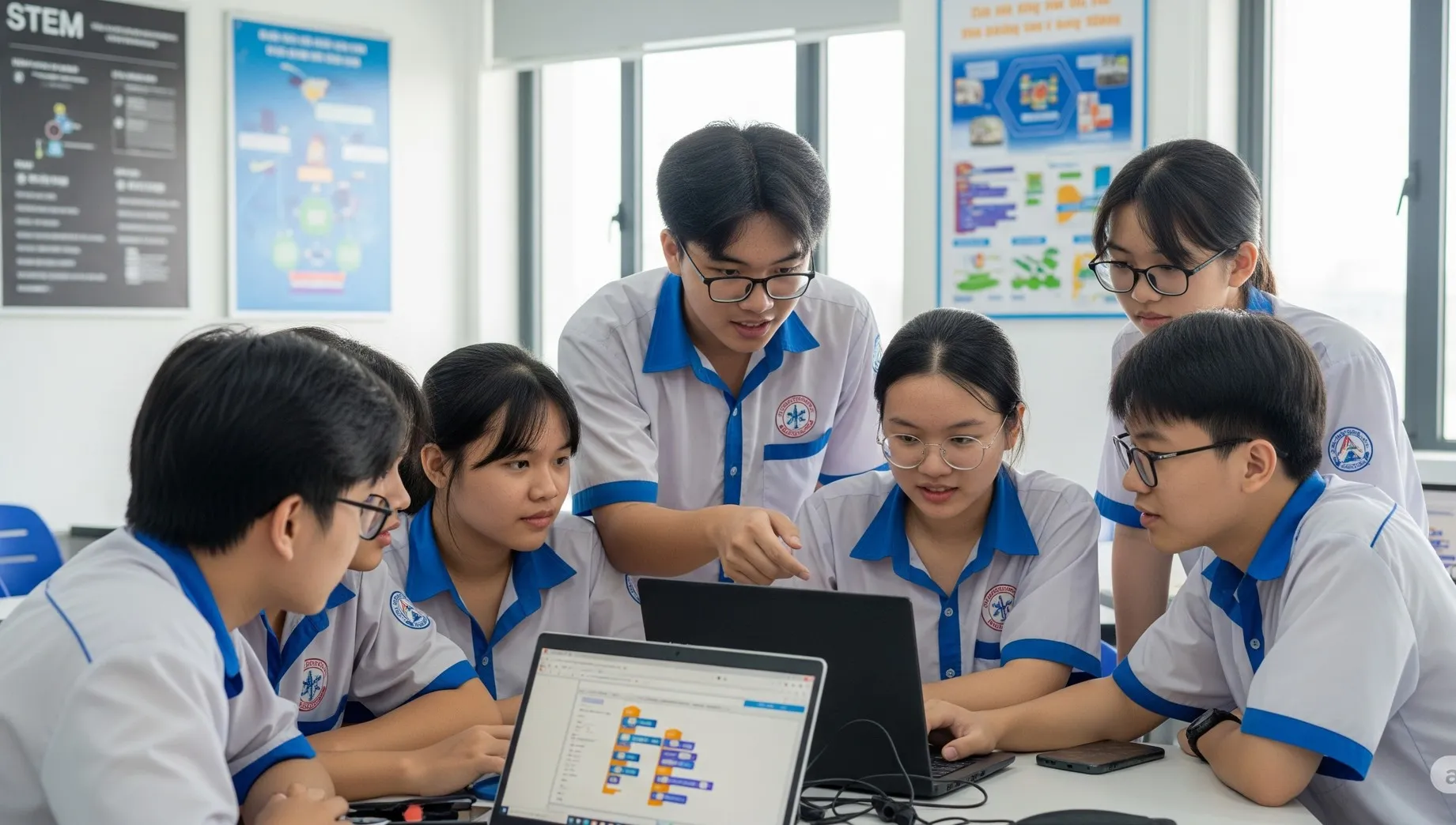 STEM: EM TẠO CHATBOT HỖ TRỢ HỌC TẬP